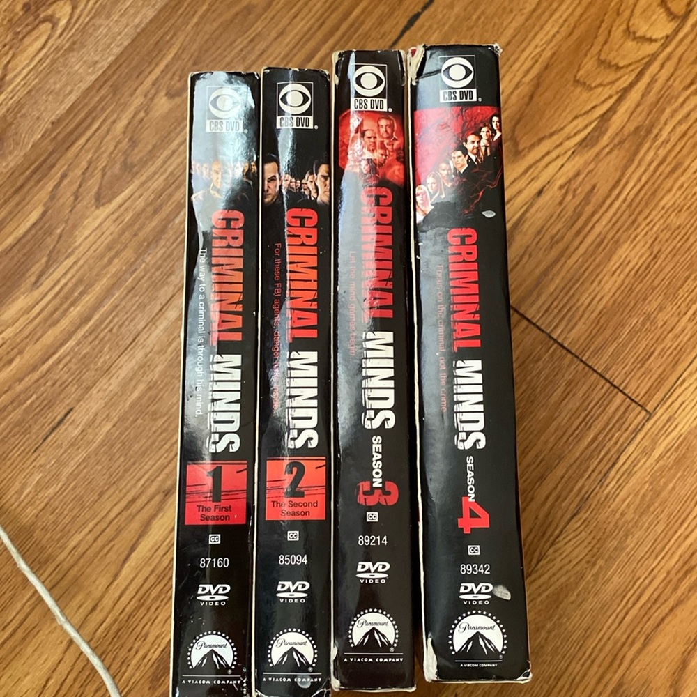 Criminal minds seasons 1-4